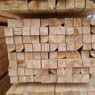 Imported building wood